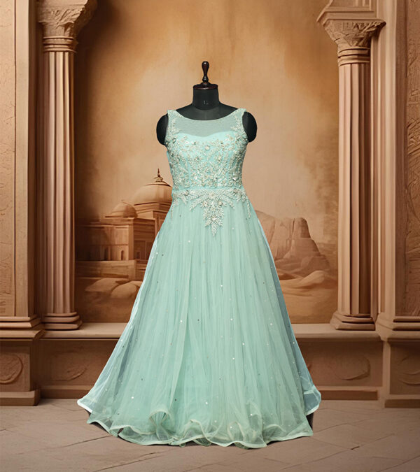 Aqua Breeze Gown