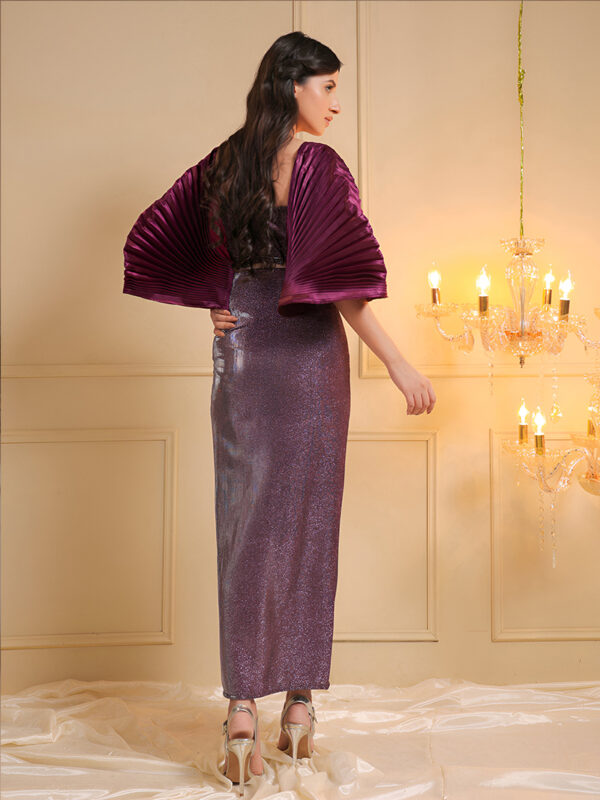 Lavender Luxe Drape Coords Set - Image 3