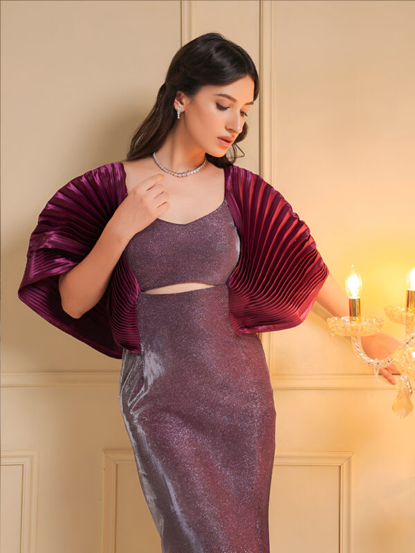 Lavender Luxe Drape Coords Set - Image 2