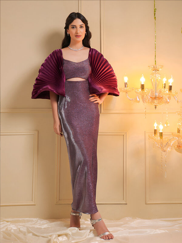 Lavender Luxe Drape Coords Set