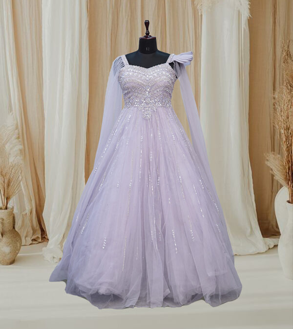 Amethyst Allure Gown